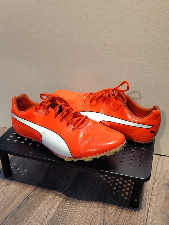 Puma Other - Puma Orange and White Men's Athletic Track & Field Spikes